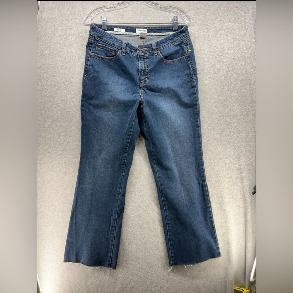 St. John's Bay Women's Straight Leg Blue Jeans